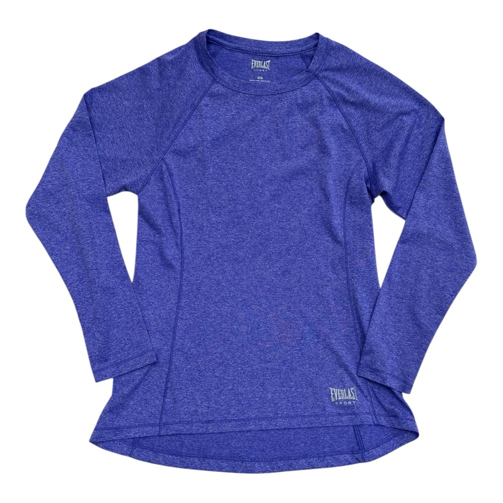 Everlast Sport Blue Long Sleeve Athletic Top - Size Medium